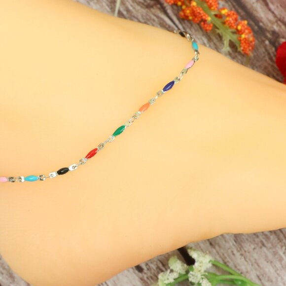 Dainty Anklet for Women – Elegant Everyday Jewelry & Perfect Gift | MLCRC1319 - Picture 7 of 10